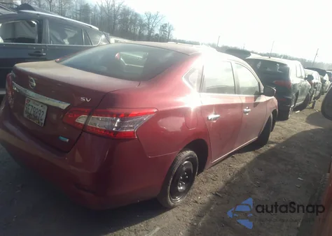 2014 Nissan Sentra Sv z USA, uszkodzony, nr VIN 3N1AB7AP2EL692343